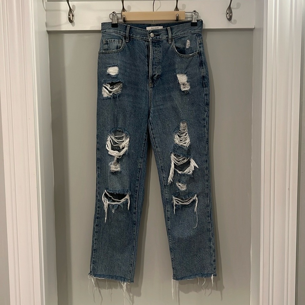 Pacsun Distressed Blue Jeans